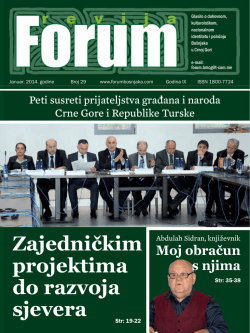 Zajedničkim projektima do razvoja sjevera