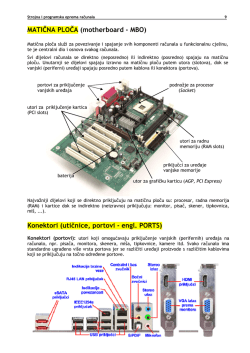 Matična ploća, kartice - klasicnagimnazija.org