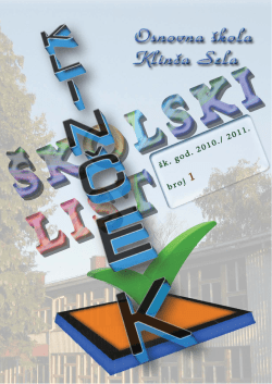 Modna - Osnovna &scaron;kola Klinča Sela