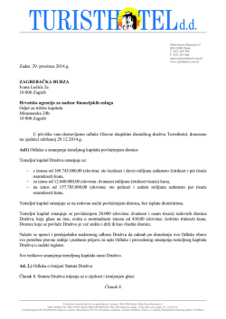 odluke Glavne skup&scaron;tine