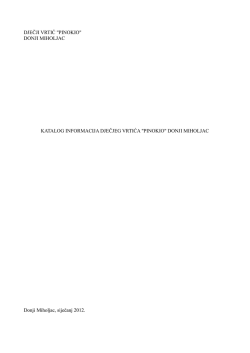 DONJI MIHOLJAC KATALOG INFORMACIJA