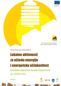 Program Koprivnica - Regionalna energetska agencija Sjever
