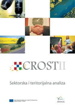 CROST II. Sektorska i teritorijalna analiza