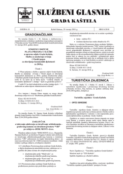 Službeni glasnik broj 6