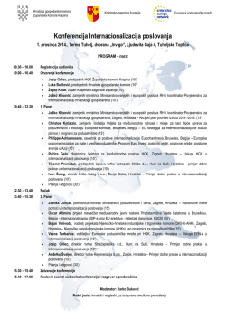 Konferencija Internacionalizacija poslovanja