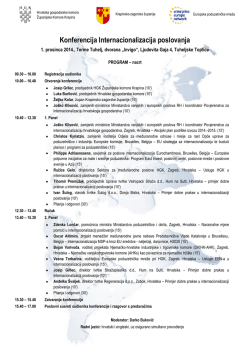 Konferencija Internacionalizacija poslovanja