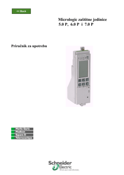 Micrologic 5.0 P/6.0 P/7.0 P (upute / hr)