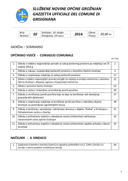 Službene novine br.02