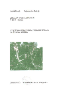 „Poda“ sa Strateškom procjenom uticaja na životnu sredinu