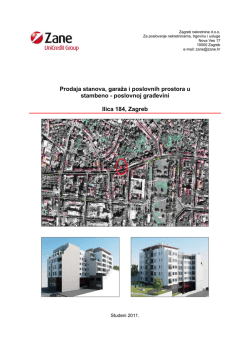 Prodaja stanova, garaža i poslovnih prostora u