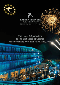 The Hotel & Spa Iadera & The Best Voice of Croatia are