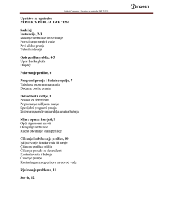 Uputstvo za upotrebu PERILICA RUBLJA IWE 71251