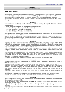 Dodatak A10-Utrke ubrzanja