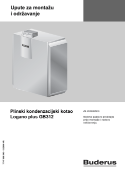 Upute za montažu i održavanje