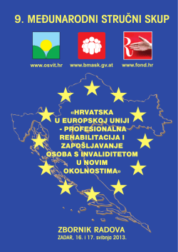9. međunarodni stručni skup “HRVATSKA U EUROPSKOJ