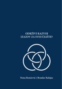 Održivi razvoj &ndash; izazov za sveučili&scaron;te? - euroac