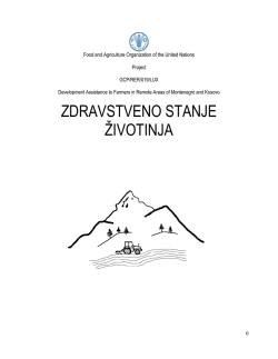zdravstveno stanje životinja - Development Assistance to Farmers In