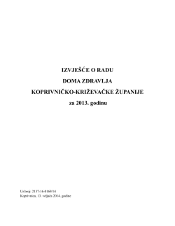 Izvje&scaron;će o radu za 2013.god. (.pdf)