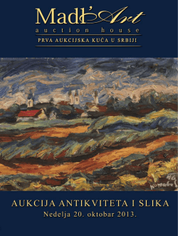 32. Aukcija antikviteta i slika