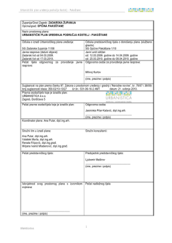 Urbanistički plan uređenja područja Kostelj