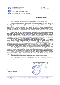 DRU&Scaron;TVO GRAĐEVINSKIH Br. 13/10 INŽENJERA RIJEKA Rijeka