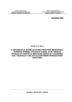 pravilnik-cmz-bos - Mentalno zdravlje
