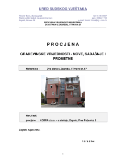 Elaborat o procjeni - I Trnava