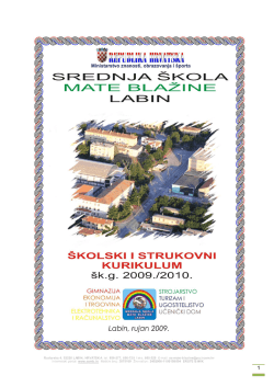 Rudarska 4, 52220 LABIN, HRVATSKA tel. 856-277, 856