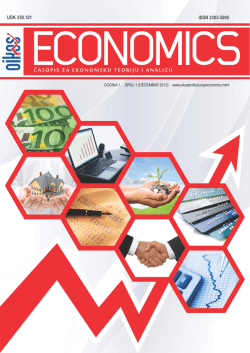 casopis economics, broj 1