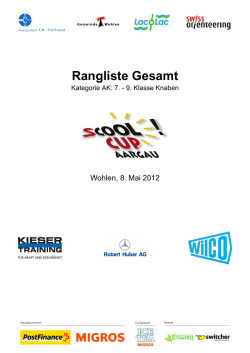 Rangliste Gesamt