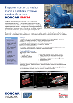 Ekspertni sustav za nadzor stanja i detekciju kvarova asinkronih