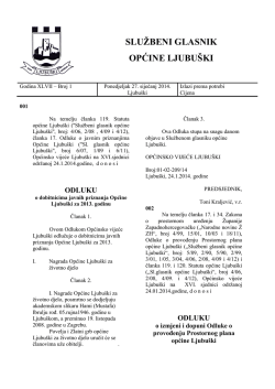 Otvori - Općina Ljubu&scaron;ki