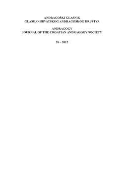 Andragoški glasnik broj 28/2012