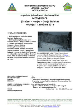 Gračani &ndash; Hunjka &ndash; Donja Stubica