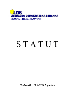 Statut Liberalno Demokratske Stranke BiH
