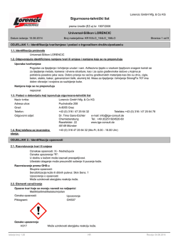 Sigurnosno-tehnički list