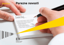 EY Porezne Novosti 06/2014