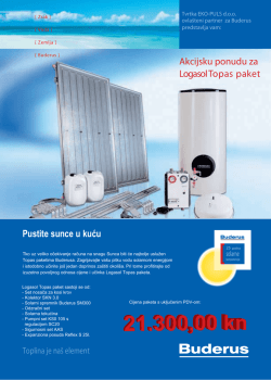 Cjenik Buderus-Topas - eko
