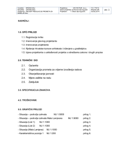 prometno rje&scaron;enje za vrijeme izvođenja radova - Općina Kali