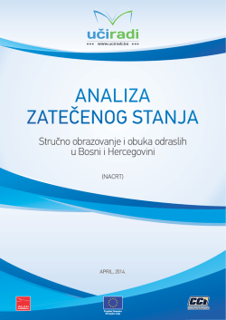 ANALIZA ZATEČENOG STANJA