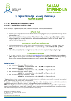 Paket za izlagače 2013.