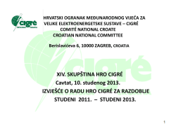 HRVATSKI OGRANAK MEĐUNARODNOG VIJEĆA ZA VELIKE