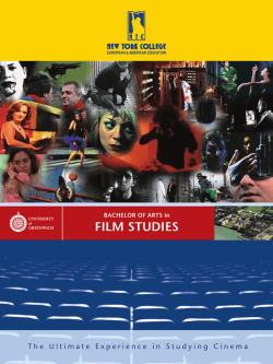 FILM STUDIES - New York College