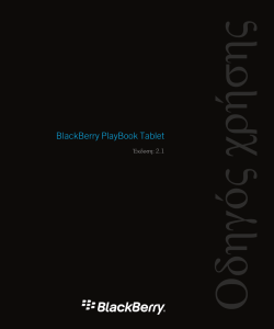 BlackBerry PlayBook Tablet