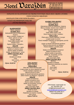 ponuda catering domjenaka