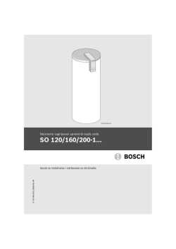 SO 120/160/200-1... - Bosch toplinska tehnika
