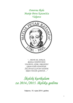 Preuzimanje - Osnovna &scaron;kola Matije Petra Katančića Valpovo