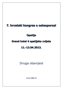 prospekt za izlagače i sponzore