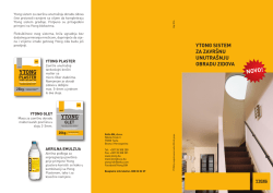 ytong sistem za zavrsnu unutrasnju obradu zidova