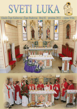 br. 2. - Župa sv. Luke Kalinovac